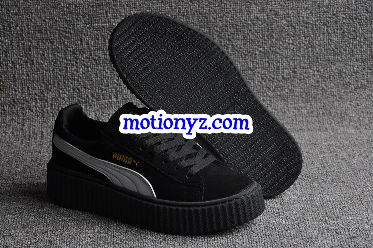 Puma Fenty Rihanna Creeper Low Black White